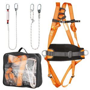 NEO TOOLS Zlaňovacia súprava s bedrovým pásom a tlmičom nárazov 97-102