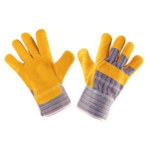 NEO TOOLS Pracovné rukavice, žltá hovädzia štiepaná koža, 10.5" 97-650