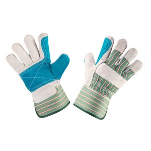 NEO TOOLS Pracovné rukavice, sivá hovädzia štiepaná koža, 10.5" 97-652