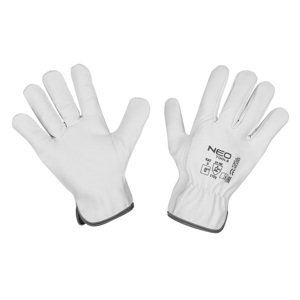 NEO TOOLS Priemyselné rukavice, 2122X, kozia koža, veľkosť 8", CE 97-657-8