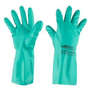 NEO TOOLS Chemicky odolné nitrilové rukavice, veľkosť 10 97-695-10
