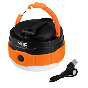 NEO TOOLS Kempingová lampa 3 v 1 99-118
