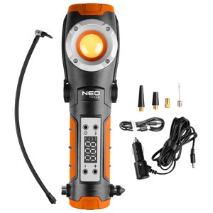 NEO TOOLS Batériová lampa 800lm s kompresorom 99-130