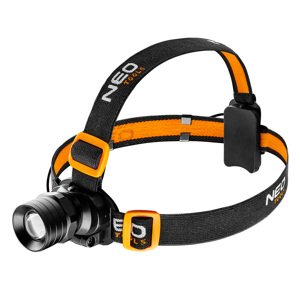 NEO TOOLS Čelová baterka 250 lum, zoom, CREE XPE, 3xAAA 99-201