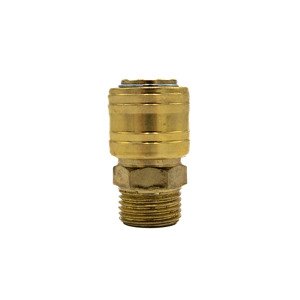 Rýchlospojka pneumatická spojka s vonkajším závitom 1/2" 1/4" mosadz TA0002