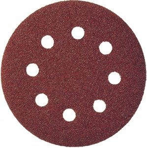 Brúsny kotúč na suchý zips s odvetrávacími otvormi, brúsny papier hr. 120 125 mm 50 ks. TA1015