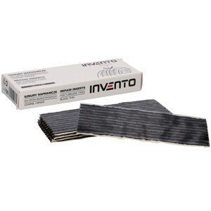 Black thin repair inserts for motorcycle tubeless tyres, 184x4 mm, 50 pcs