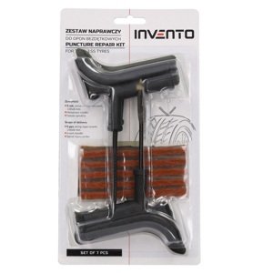 102 mm tyre repair cord kit in a blister pack