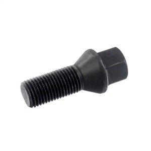 Lug bolts M12x1,25, thread 30mm, cone seat, K 17 black