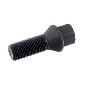 Lug bolts M12x1,25, thread 30mm, cone seat, K 17, black