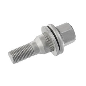 Lug blots for orginal rims Peugeot, Citroen M12x1,25 - (flat washer Dacromet)