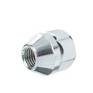 Nuts for aluminum rims M12x1.5 25mm/ Zinc - (open with flange) k19