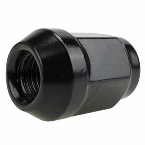 Black Nuts for aluminum rims, wheels - M14x1.5 - (closed)