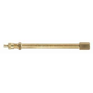 Metal tyre valve extension 125 mm
