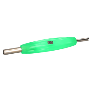 GREEN - Double-ended screwdriver for spring inserts with magnet