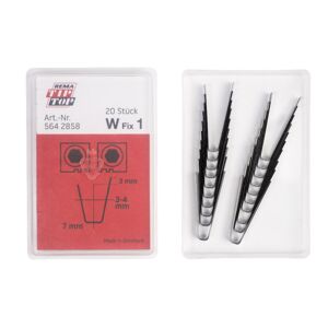 W Fix blade, 3-4 mm, for Rubber Cut tyre cutting machine, 20 pcs.