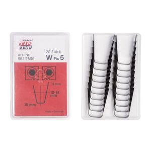 W Fix 5 blade, 10-14 mm, for Rubber Cut tyre cutting machine, 20 pcs.