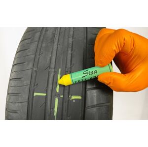 SISA Raidex tyre chalk, yellow, thick