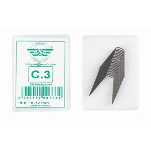 C-3 Cutting knife for PS15 regroover, 8-12mm, 20 pcs