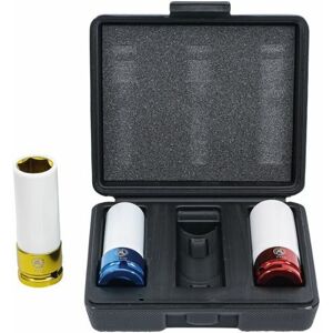 Set of 3 impact sockets 1/2" for alu wheels BGS-7310 / 17, 19, 21 mm