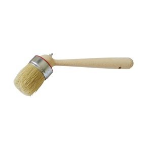 Mounting paste brush large with long bristle, D-55 mm - angle, no logo