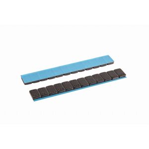 ALU SLIM ECO - FE 12 x 5g adhesive weight - black