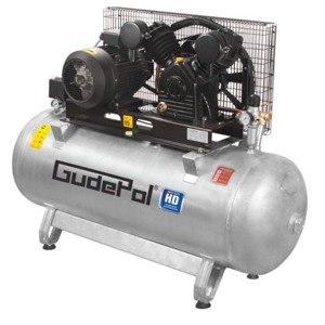 Piston compressor Gudepol HD75, 270 liters, 10 bar, 5.5 kW