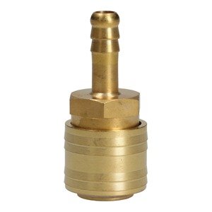 Brass Fitting 9mm with Nipple (Sleeve) for Hose