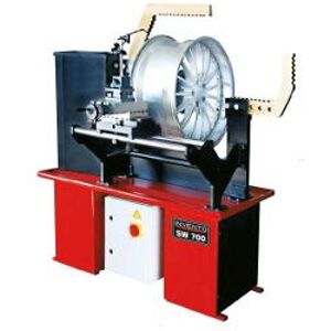 INVENTO SW700 Wheel straightening machine + lathe 10-24