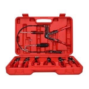 Hose clamp pliers set, 10 pcs.