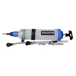 Fluid syringe extractor with extension hose 1500 ml