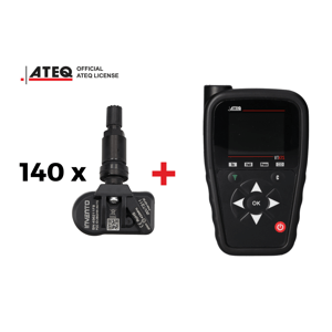 INVENTO 433/315 Europa USA MHz ALL-Sensor alu black - 140 pcs + ATEQ VT47S