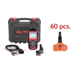 TPMS kit - MX-Sensor 434 MHz Europe alu black (60 pcs) + TS508WF Tester