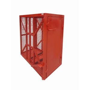 Basket for inflating lorry wheels