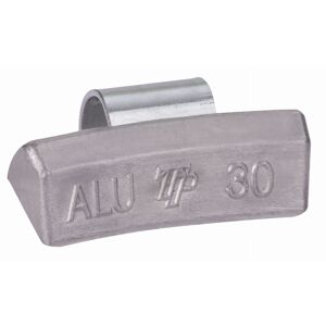 Lead 30g wheel weight, knocked onto alloy ALU rim - uncoated 100 pcs