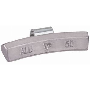 Lead 50g wheel weight, knocked onto alloy ALU rim - uncoated 50 pcs