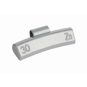 ZINC 30g knock-on wheel weights, alloy wheels, grey, coated 100pcs