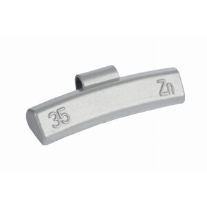 50pcs 35g ZINC knock-on wheel weights, alloy wheels, grey, coated