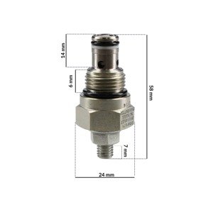 Valve overflow INVENTO TCS 626, TCS 656