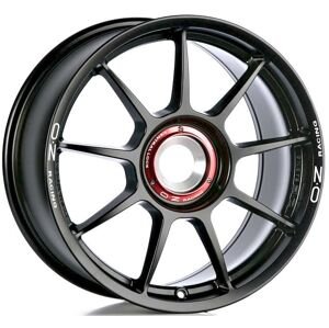Oz Challenge HLT MB 8.5x18 5x112 ET45 MATT BLACK WHITE LETTERING